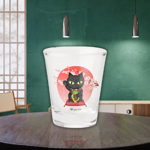 Maneki Neko Lucky Poilue Shot Glass