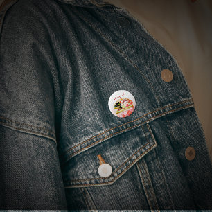 Maneki Neko Lucky Poiluna 3 Cm Round Badge