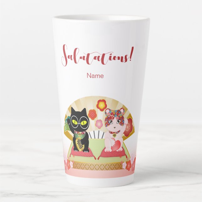 Maneki Neko Lucky Poiluna Mug (Front)