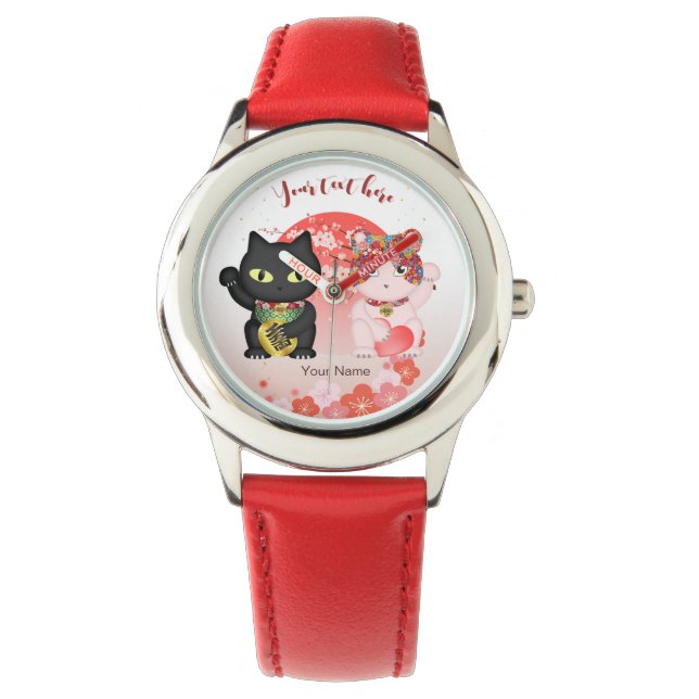 Maneki Neko Lucky Poiluna Watch (Front)