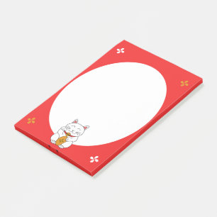 Maneki Neko Post-it Notes