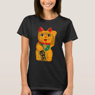 Maneki Neko vintage japanese Lucky cat T-Shirt
