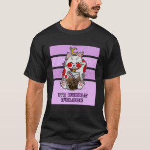 Maneki Neko Waving Japan Feng Shui Bubble Drink 3 T-Shirt