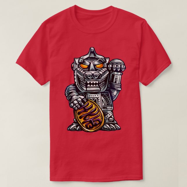 ManekiNeko Robot T-Shirt (Design Front)