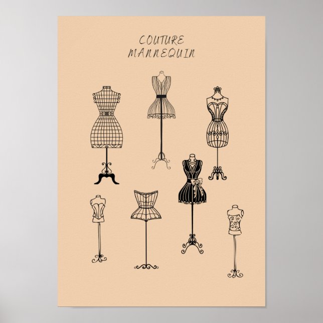 Manequins vintage poster (Front)