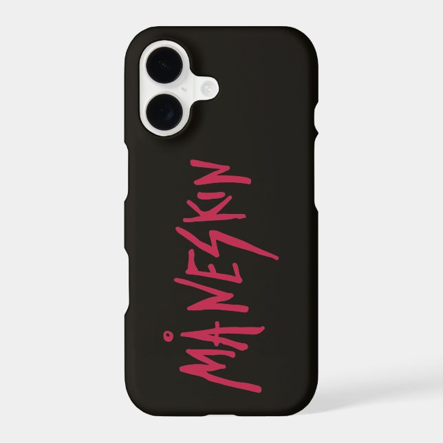 Maneskin Black & Red Logo Phonecase iPhone Case (Back)