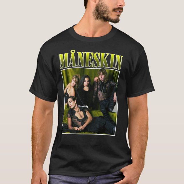 MANESKIN Måneskin Winner Eurovision Rock Band 2021 T-Shirt (Front)