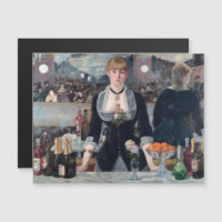 Manet - A Bar at the Folies-Bergere Magnetic Card