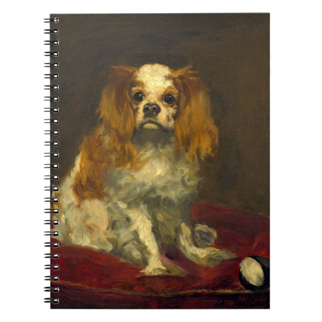 Manet A King Charles Spaniel Notebook (Front)