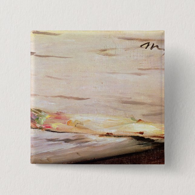 Manet | Asparagus, 1880 15 Cm Square Badge (Front)