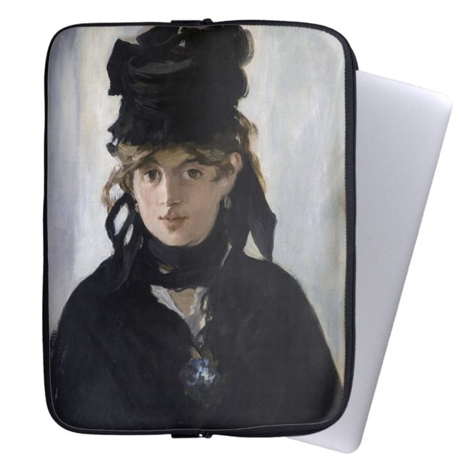 Manet - Berthe Morisot with a bouquet of violets Laptop Sleeve (Creator Uploaded)