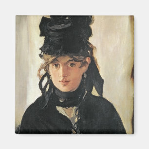 Manet Berthe Morisot with a Bouquet of Violets Magnet