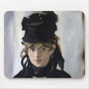 Manet - Berthe Morisot with a bouquet of violets Mouse Mat