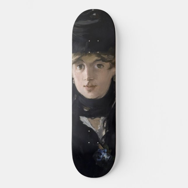 Manet - Berthe Morisot with a bouquet of violets Skateboard (Front)