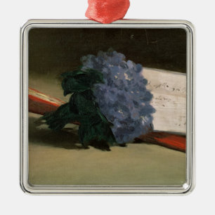 Manet Bouquet of Violets, 1872 Metal Tree Decoration