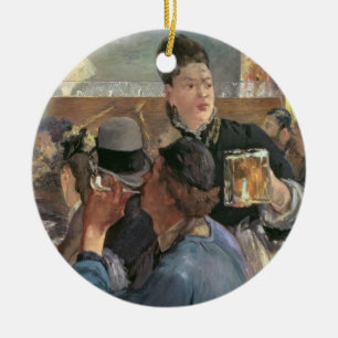Manet   Corner of a Cafe-Concert, 1878-80 Ceramic Tree Decoration