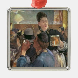 Manet Corner of a Cafe-Concert, 1878-80 Metal Tree Decoration
