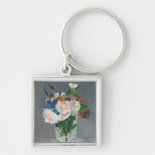 Manet Flowers in a Crystal Vase, c.1882 Key Ring