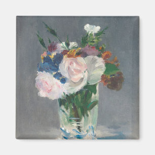 Manet Flowers in a Crystal Vase, c.1882 Magnet
