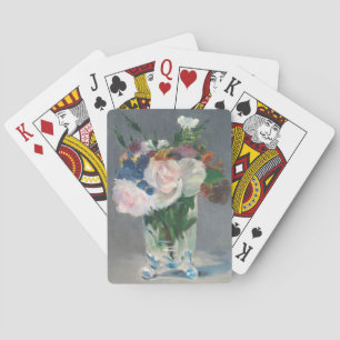 Manet Flowers in a Crystal Vase, c.1882 Playing Cards