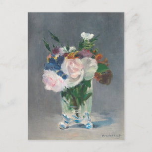 Manet Flowers in a Crystal Vase, c.1882 Postcard