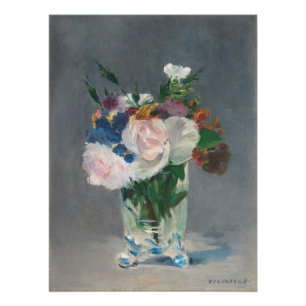 Manet   Flowers in a Crystal Vase, c.1882 Poster