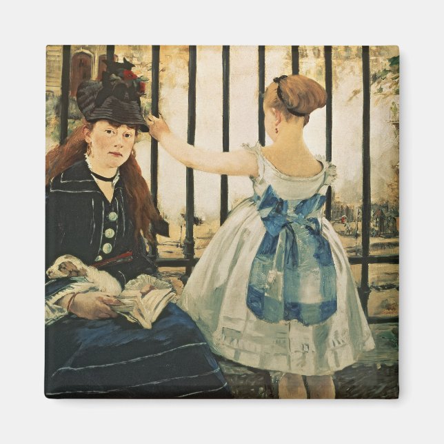 Manet | Gare St. Lazare, 1872-3 Magnet (Front)