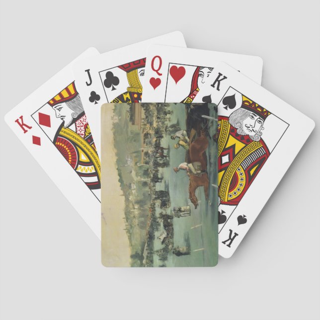 Manet | Horse Racing, 1872 Playing Cards (Back)