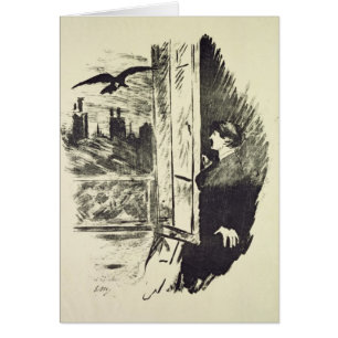 Manet Illustration for 'The Raven'