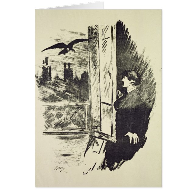 Manet | Illustration for 'The Raven' (Front)
