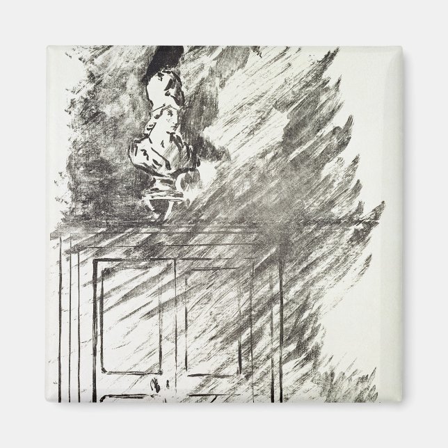 Manet | Illustration for 'The Raven' Magnet (Front)
