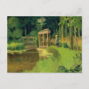 Manet In a Park Postcard