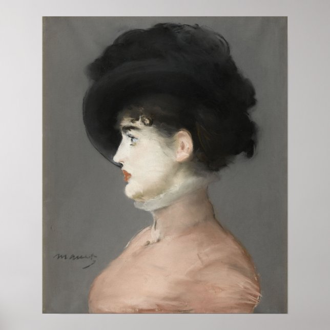 Manet - La Viennoise, Portrait Of Irma Brunner Poster (Front)