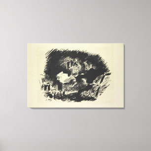 Manet Le Corbeau , 1875 Canvas Print
