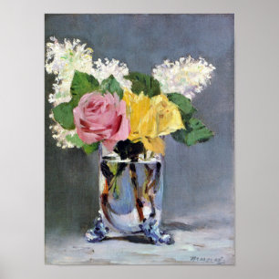 Manet Lilacs and Roses Fine Art Print