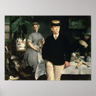 Manet Luncheon in the Studio, 1868 Poster