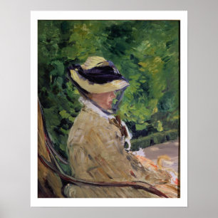 Manet Madame Manet at Bellevue Poster