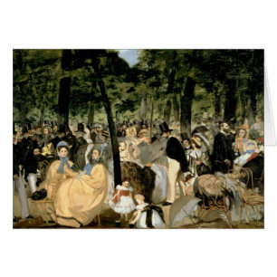 Manet   Music in the Tuileries Gardens, 1862