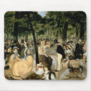 Manet Music in the Tuileries Gardens, 1862 Mouse Mat