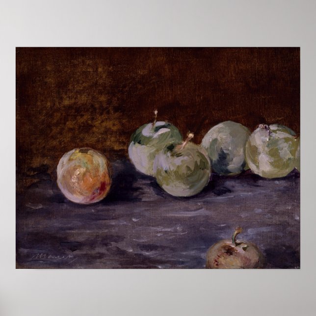 Manet - Plums Poster (Front)