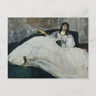 Manet Portrait of Jeanne Duval, 1862 Postcard