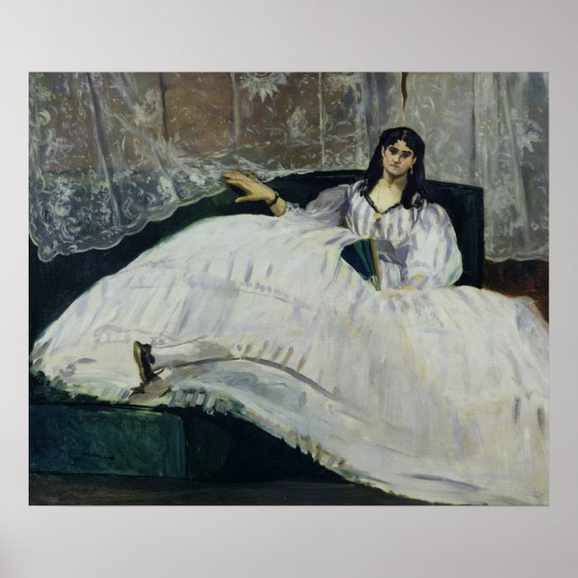 Manet | Portrait of Jeanne Duval, 1862 Poster (Front)