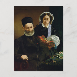 Manet   Portrait of M and Mme Auguste Manet Postcard