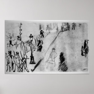 Manet   Rue Mosnier, c.1878 Poster
