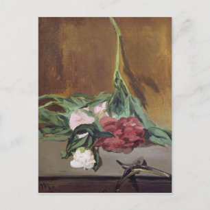 Manet   Stem of Peonies and Secateurs, c.1864 Postcard