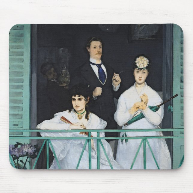 Manet | The Balcony, 1868-9 Mouse Mat (Front)