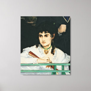 Manet   The Balcony, detail, 1868-9 Canvas Print