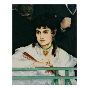 Manet   The Balcony, detail, 1868-9 Poster
