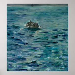 Manet   The Escape of Henri de Rochefort Poster