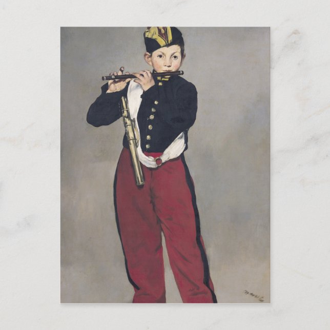 Manet | The Fifer, 1866 Postcard (Front)